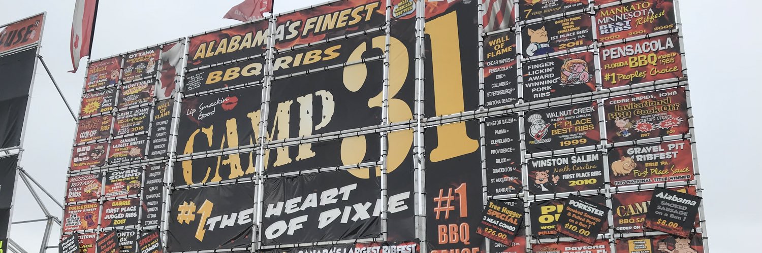 Camp 31 BBQ banner