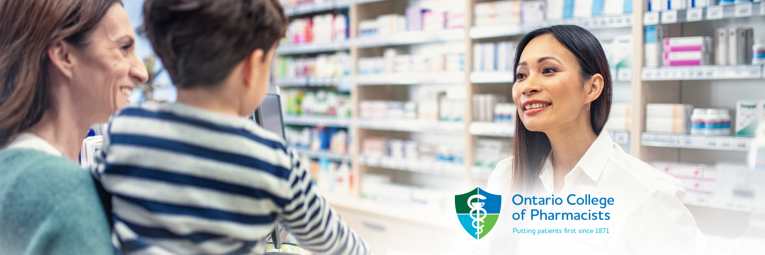 Ontario College of Pharmacists (OCPInfo.com) banner
