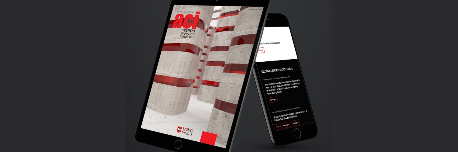 ACI Avances en Ciencias e Ingenierías banner