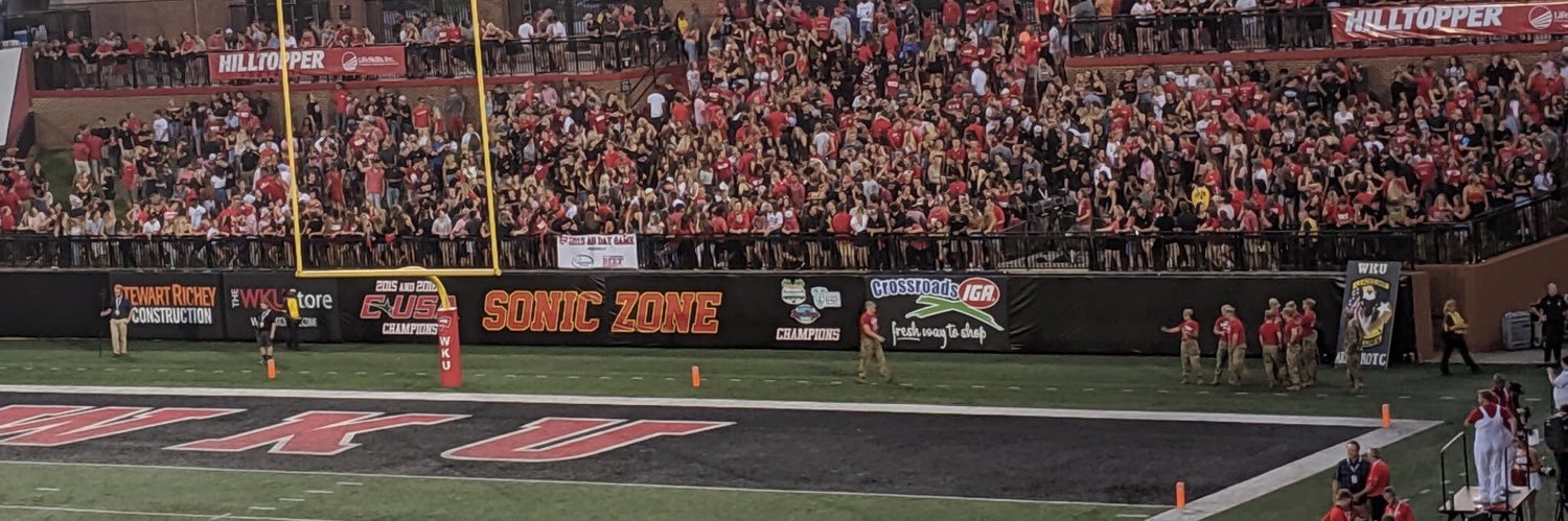 WKU Student Section banner