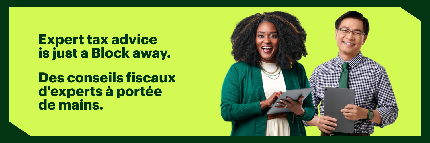 H&R Block Canada banner