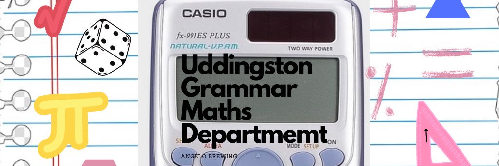 Maths Department - UGS banner