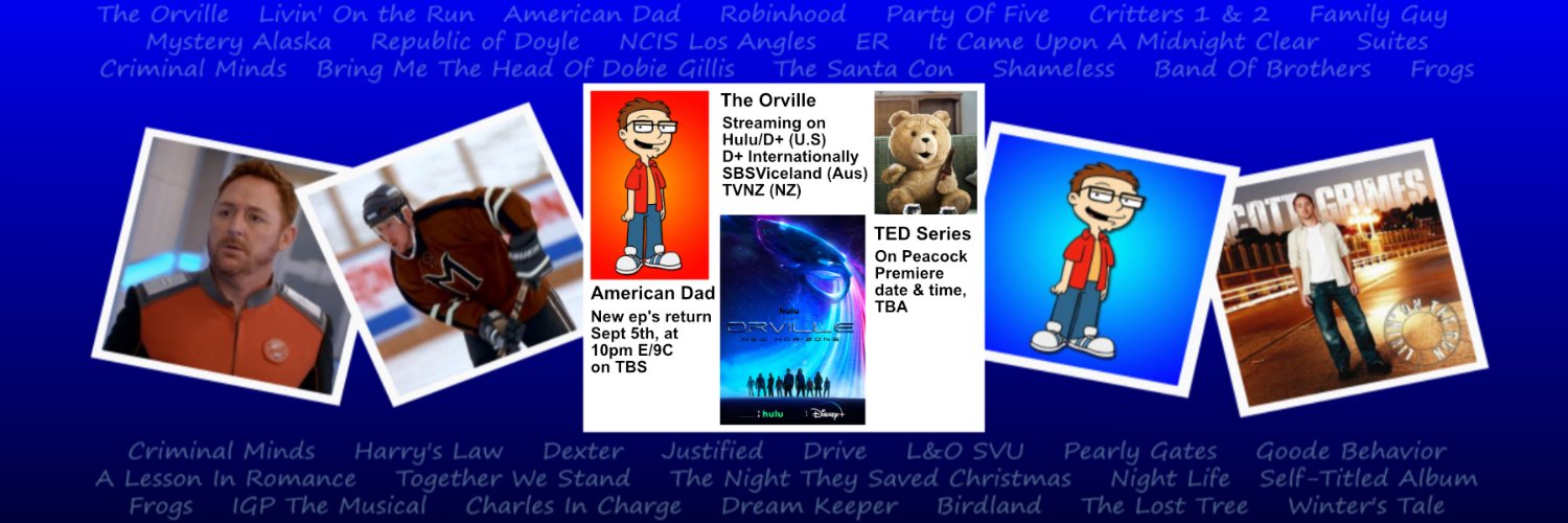 Scott Grimes' Fans 📺🎞🎙🚀🐻's banner