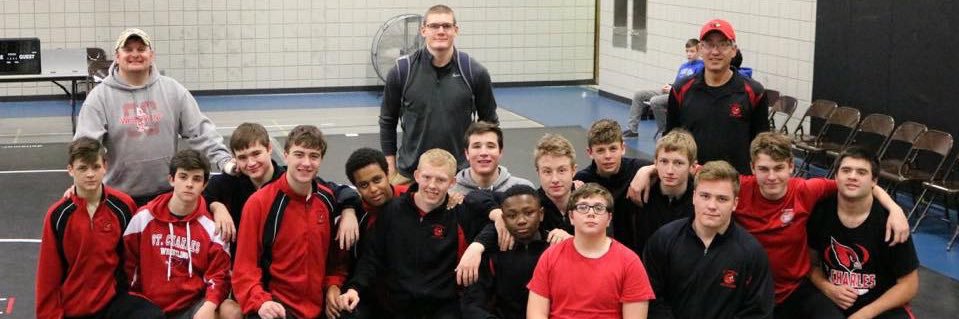 St Charles Wrestling banner