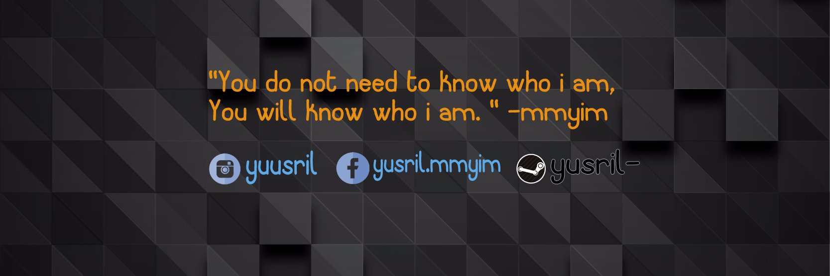yuuusril's profile banner image