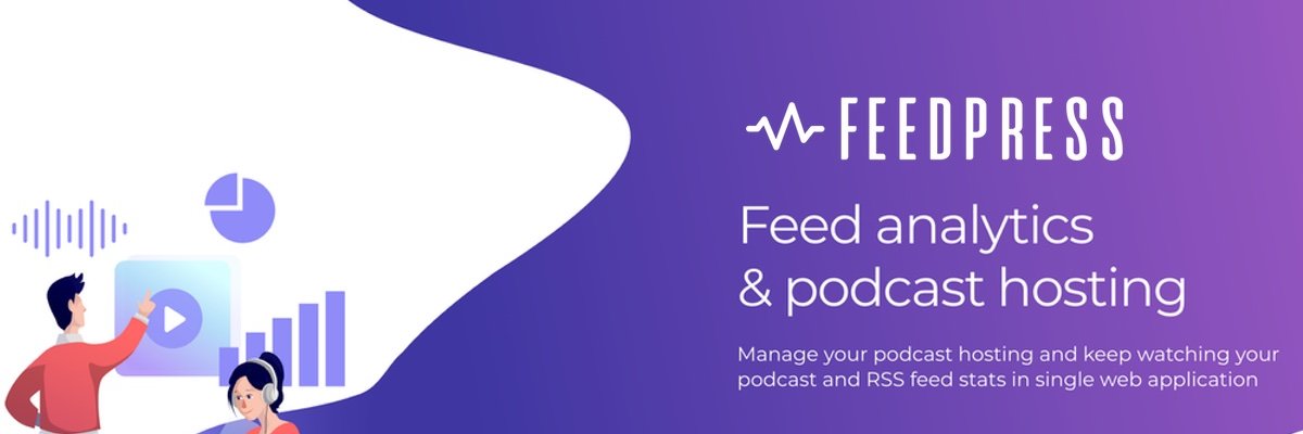 FeedPress's profile banner image