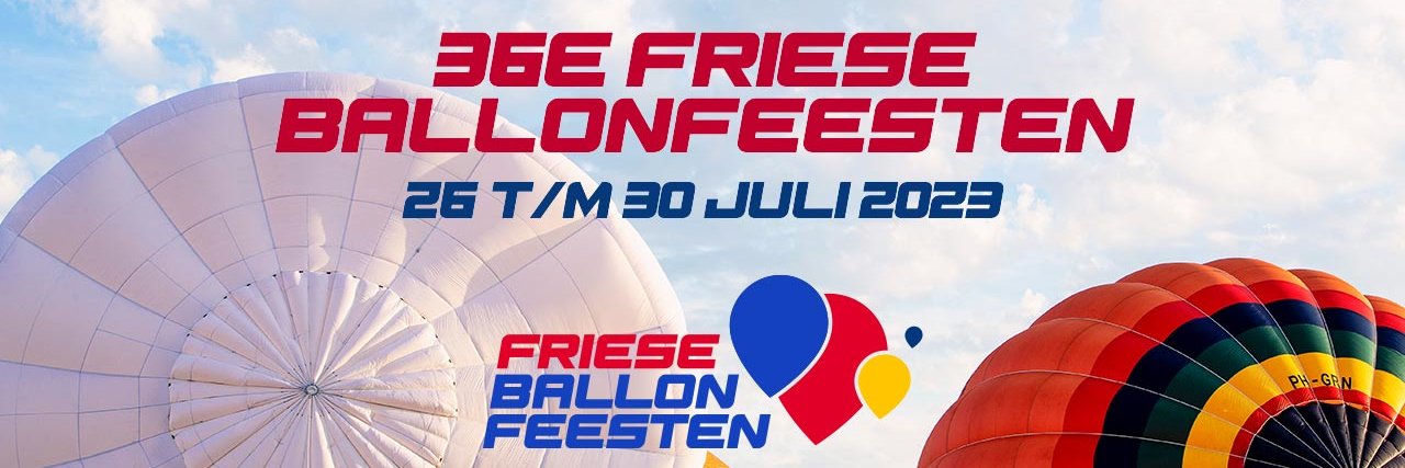 Friese Ballonfeesten banner