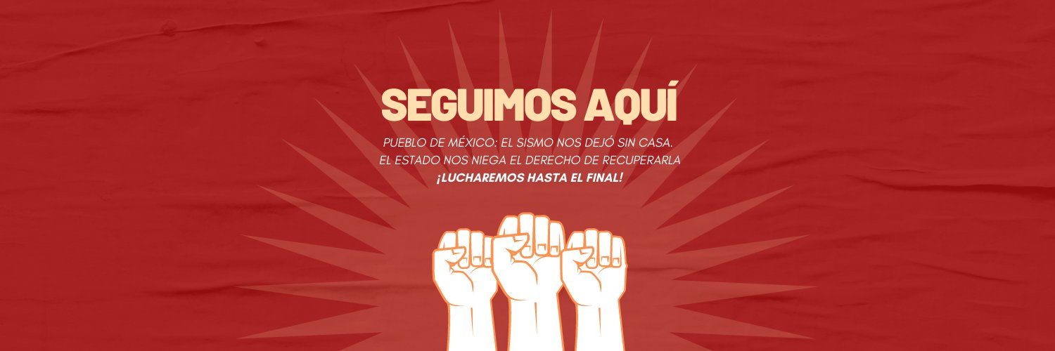 Damnificadxs Unidxs de la Ciudad de México banner