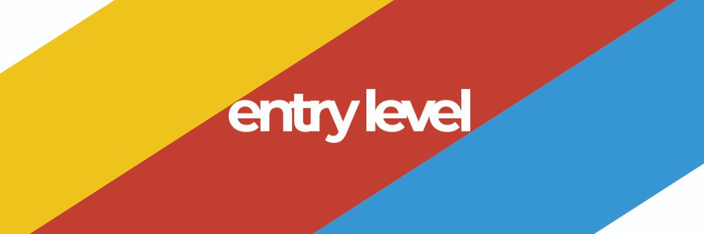 Entry Level banner