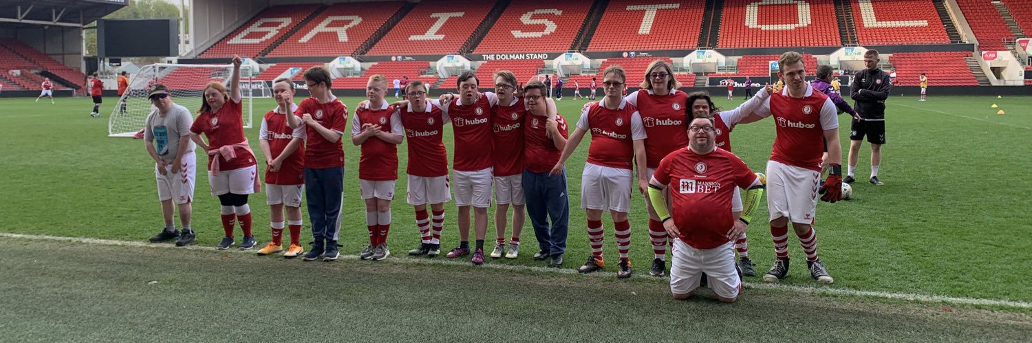 Bristol Downs Syndrome Football Club's banner