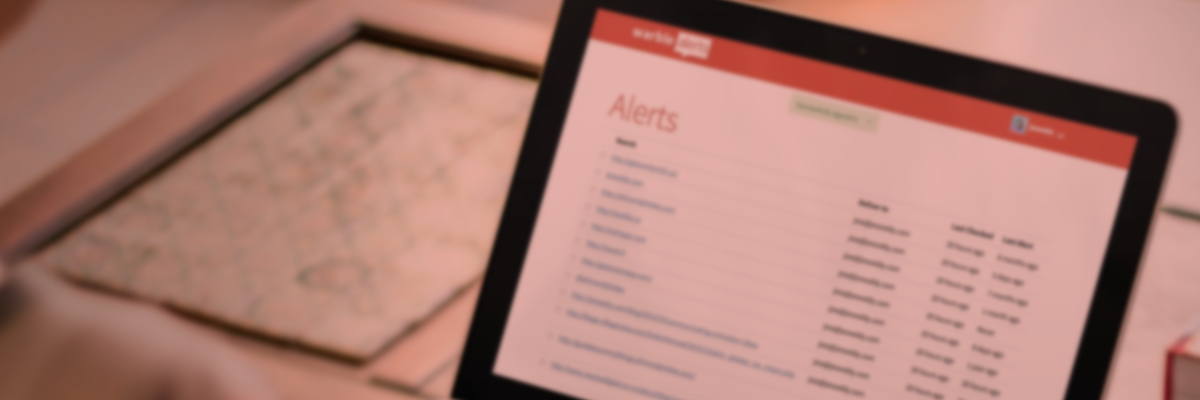 Warble Alerts banner