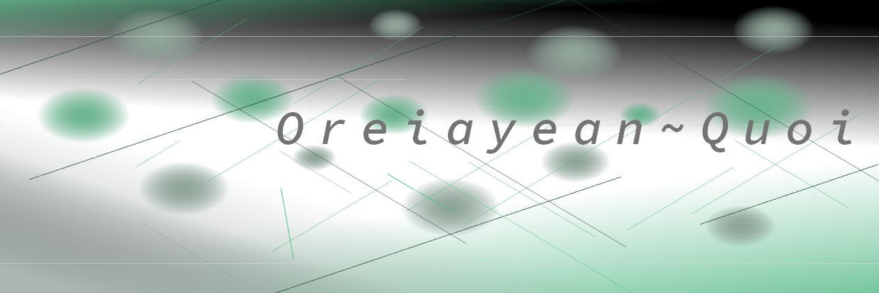 oreiayean's profile banner image