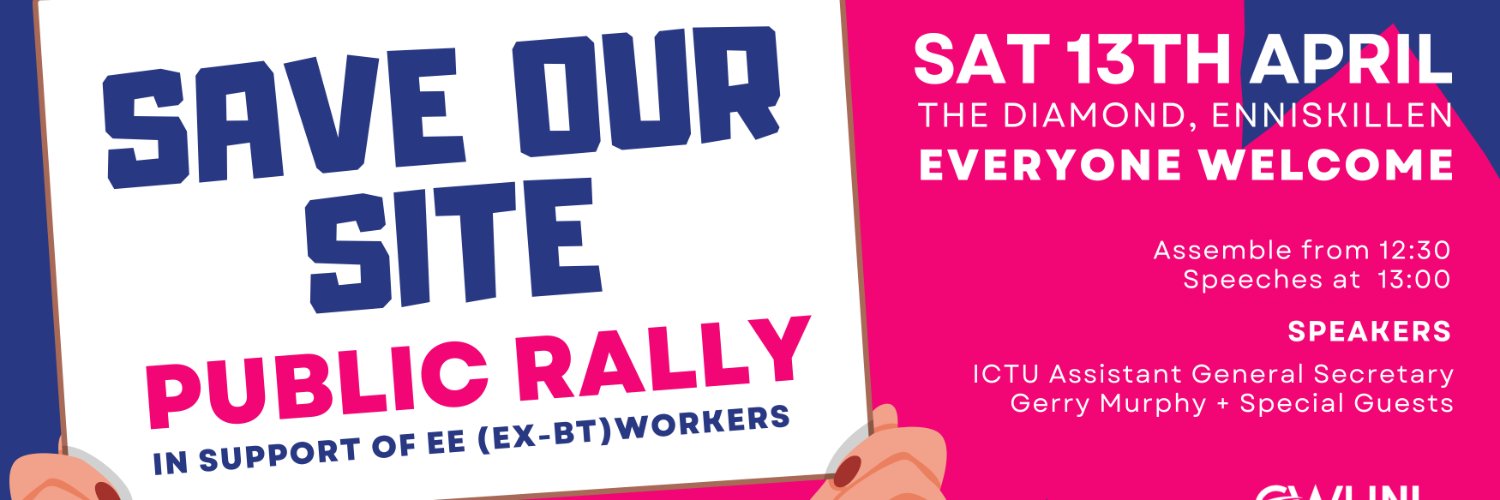 CWU Northern Ireland Telecoms Branch banner