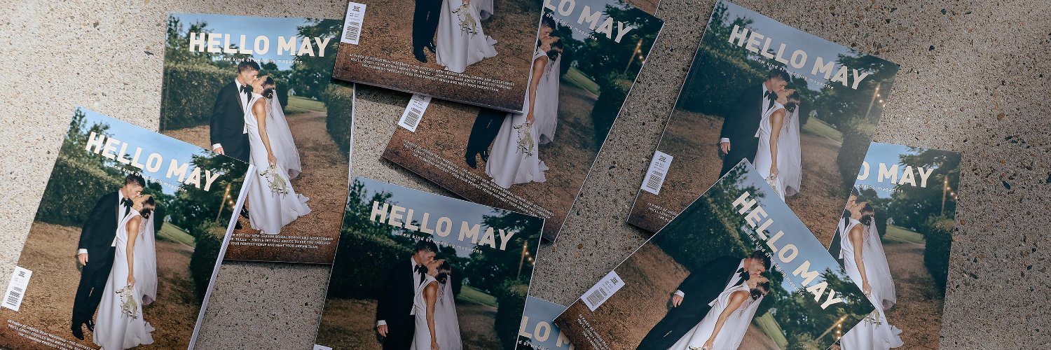 Hello May Magazine banner