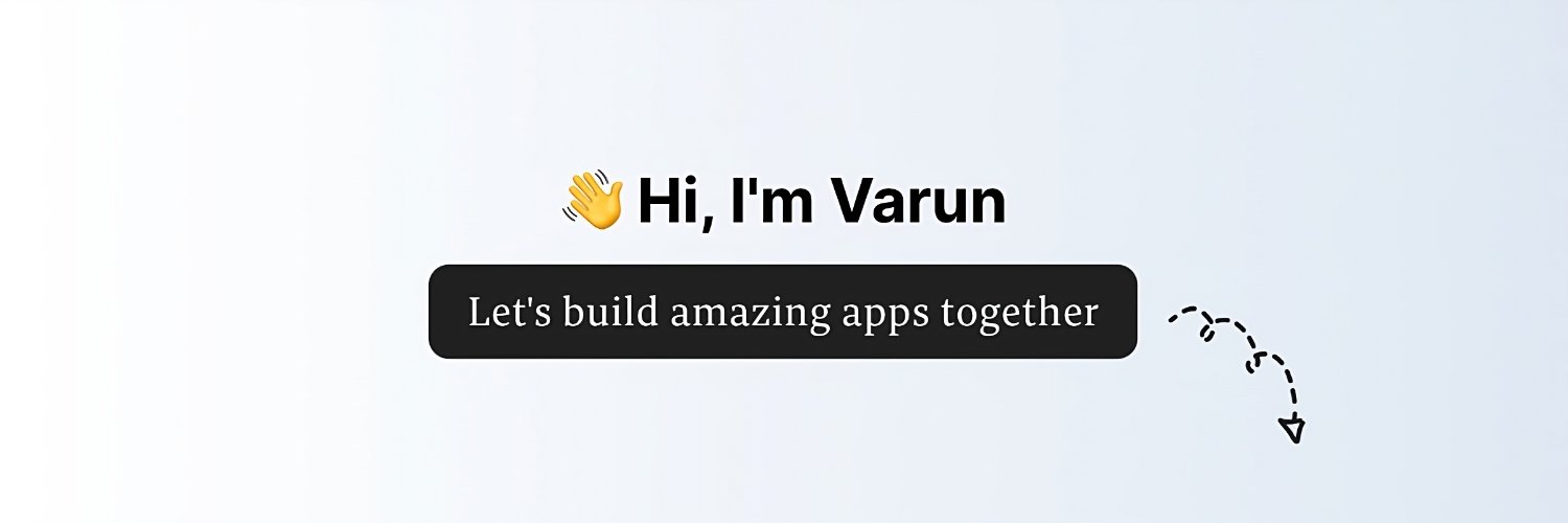 Varun AP ⚡️ banner