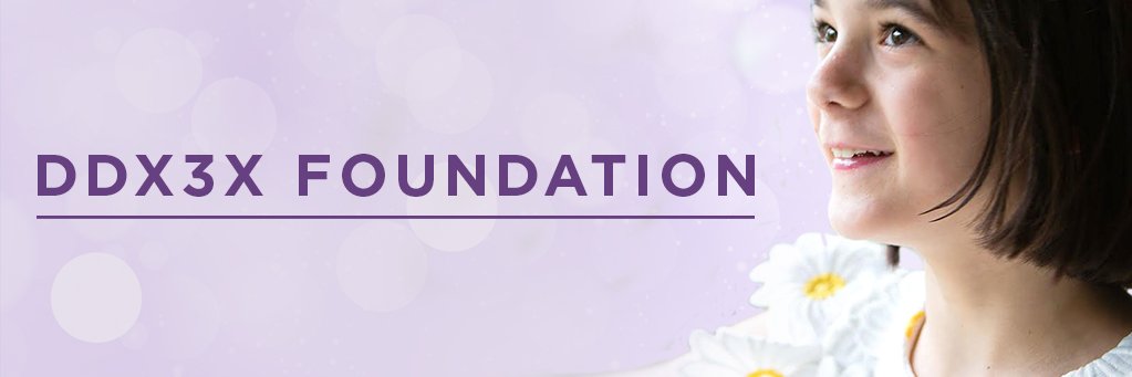 The DDX3X Foundation banner