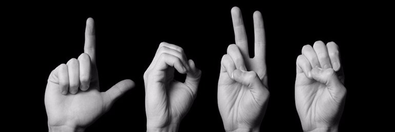 Benton Sign Language banner