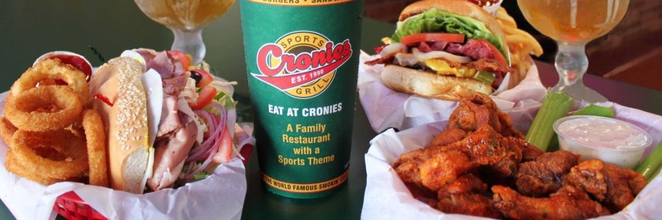 Cronies Sports Grill banner