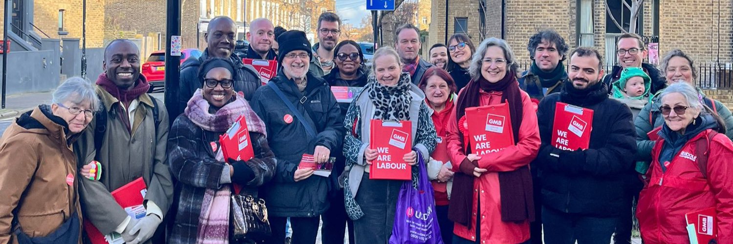 Hackney North & Stoke Newington Labour banner