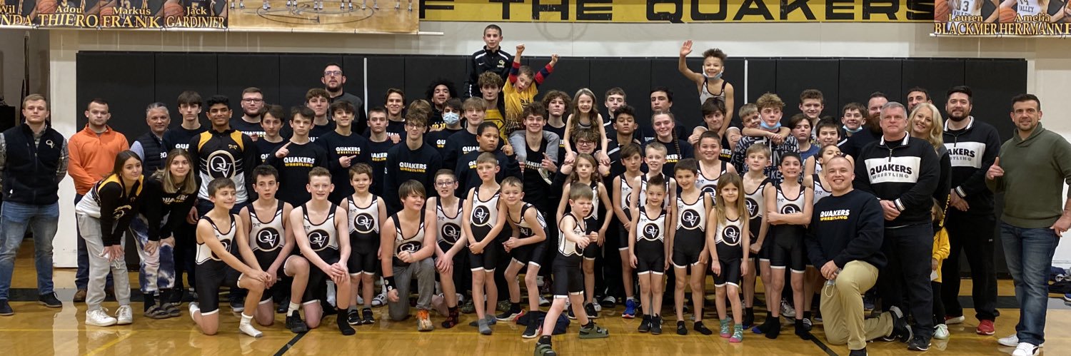 Quaker Valley Wrestling banner