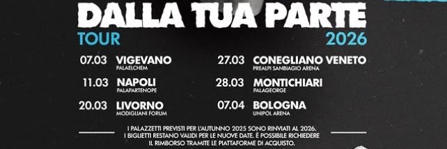 Francesco Gabbani Fanpage banner