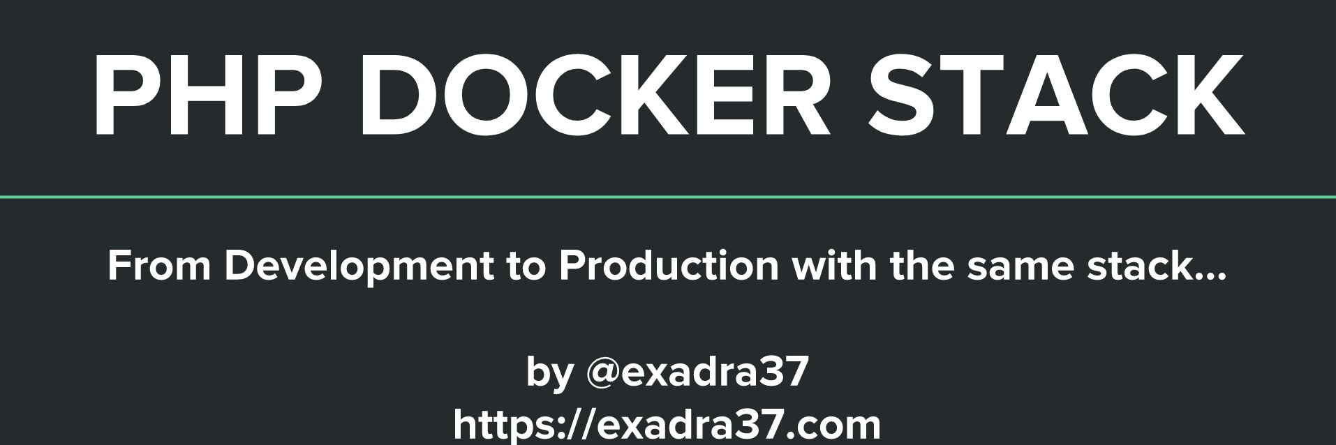 PhpDockerStack's profile banner image