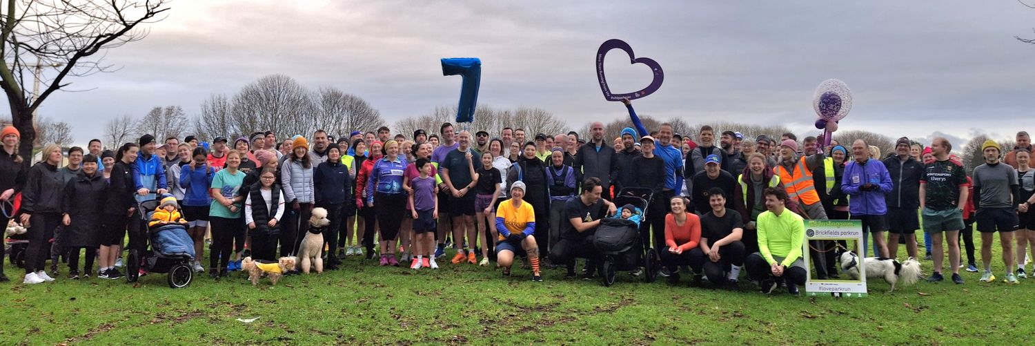 Brickfields parkrun banner