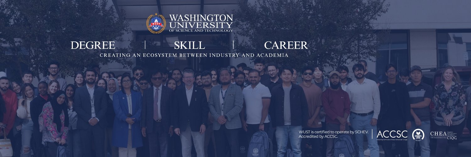 Washington University of Science and Technology banner