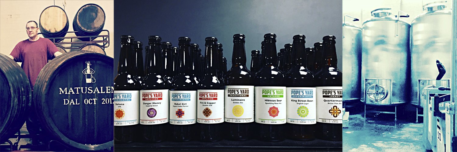 Pope's Yard Brewery banner