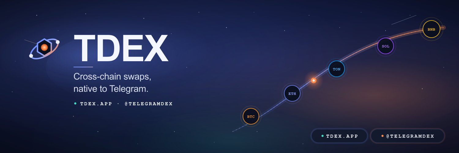TDEX 🪐 Cross-chain DEX banner