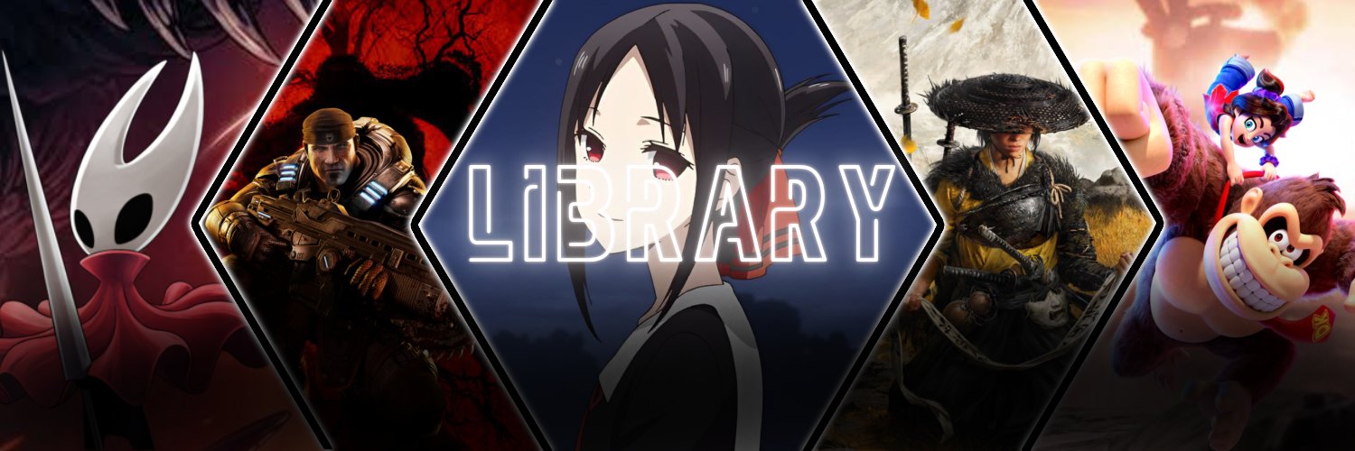 Library 🍒 banner