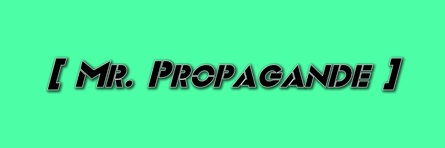 Mr. Propagande's banner