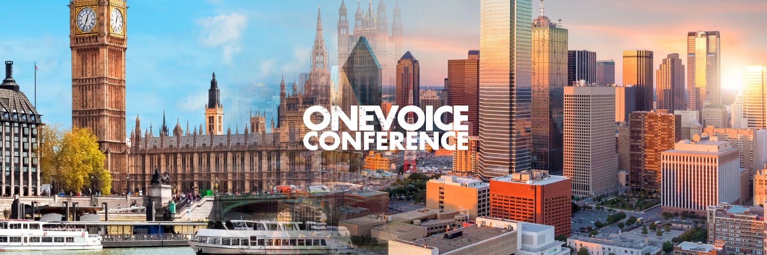 One Voice Conference's banner