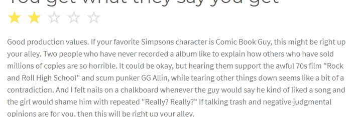 Make it Stop: A Bad Music Podcast banner