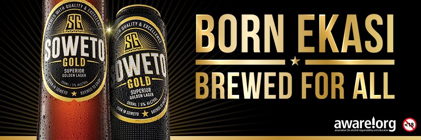 Soweto Gold Lager banner