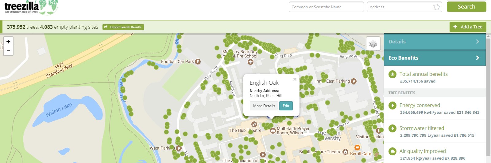 Treezilla.org banner