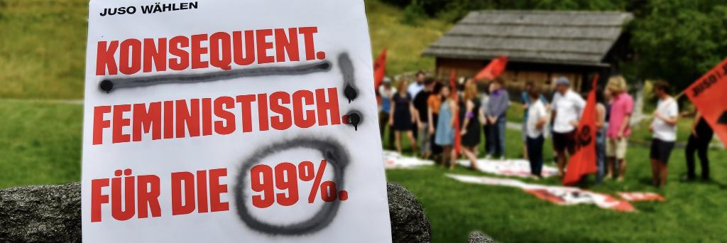 JUSO Baselland banner