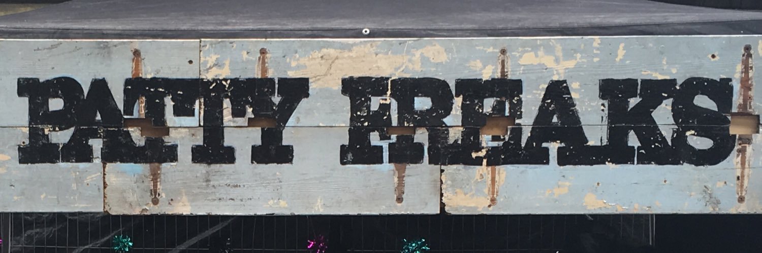 Patty freaks banner