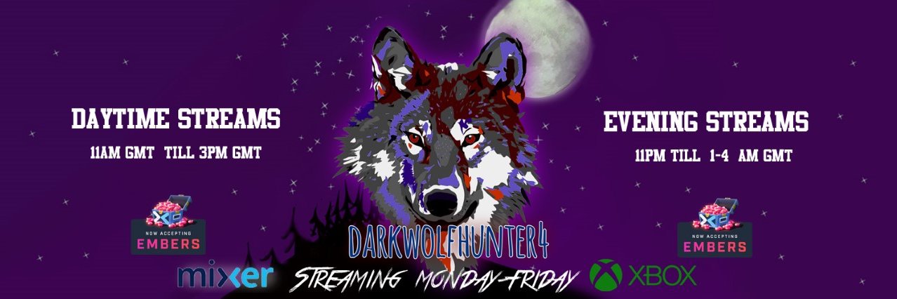 darkwolfhunter4's profile banner image