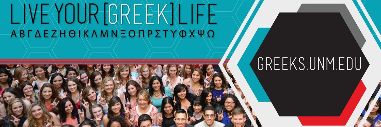 UNM Greeks banner
