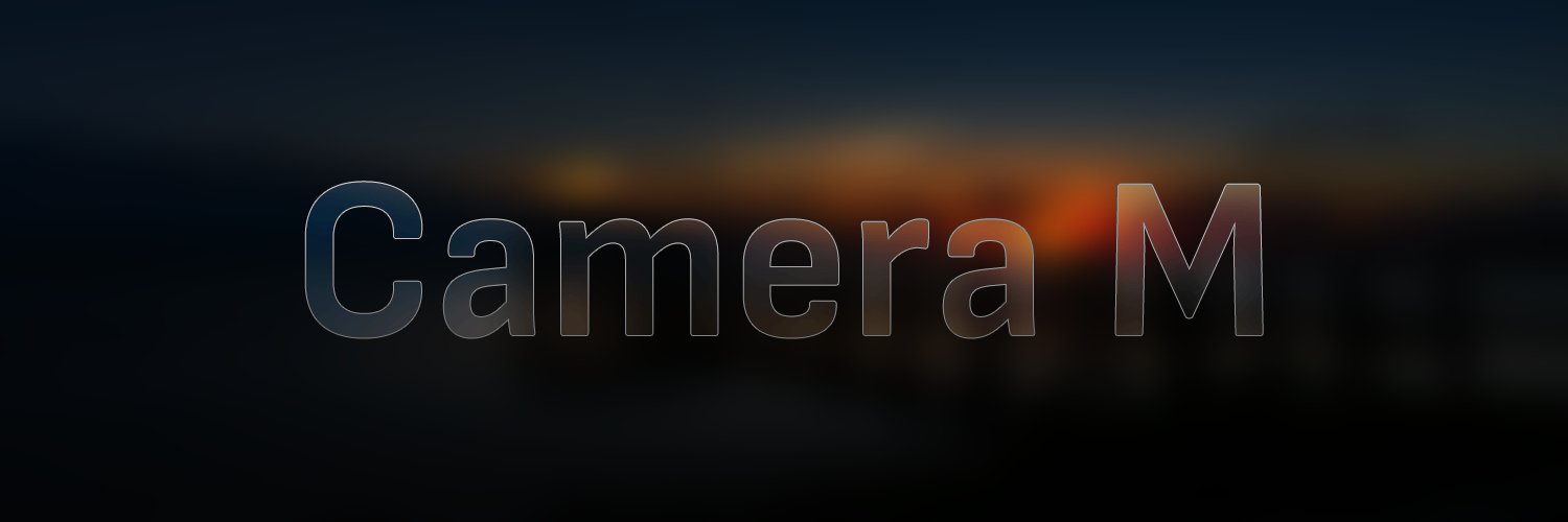 Camera M - Pro Manual Camera banner