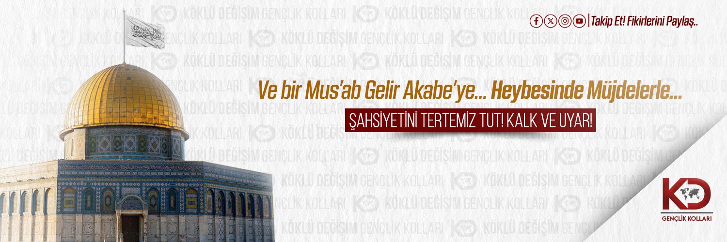 Köklü Değişim Gençlik Kolları banner