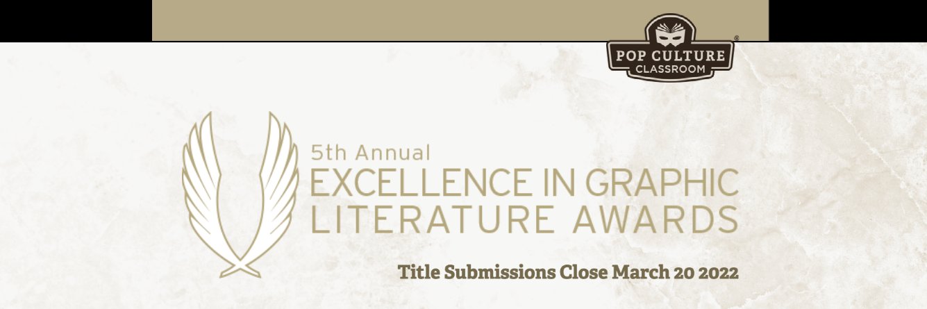 Excellence in Graphic Literature Awards banner