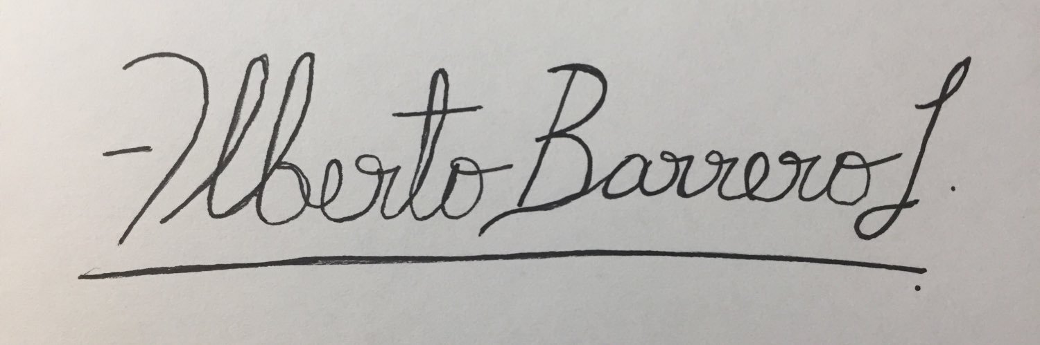 Alberto Barrero banner