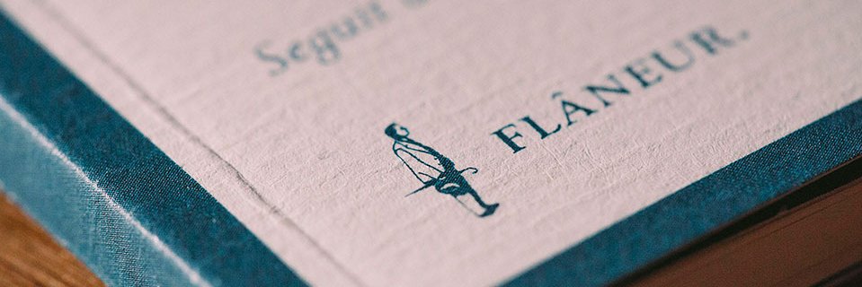 Editorial Flâneur banner