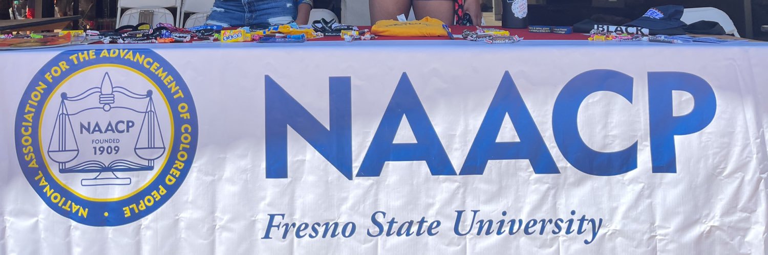 Fresno State NAACP banner