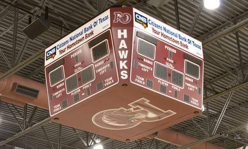 Red Oak Basketball banner