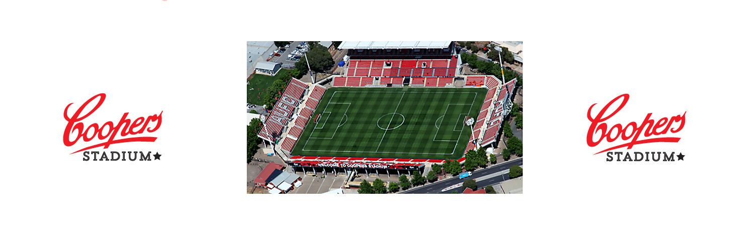 Coopers Stadium banner