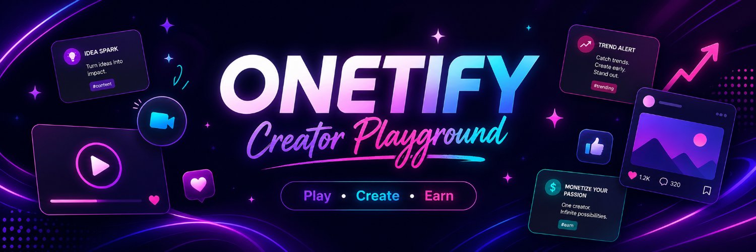 Onetify banner
