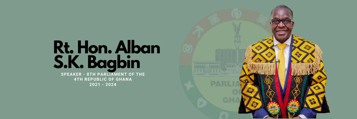 Rt. Hon. Alban S.K. Bagbin banner
